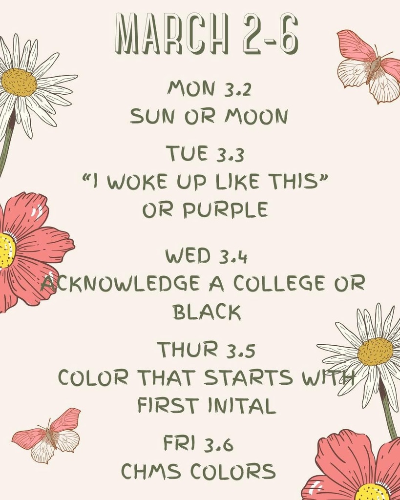 Spirit week!