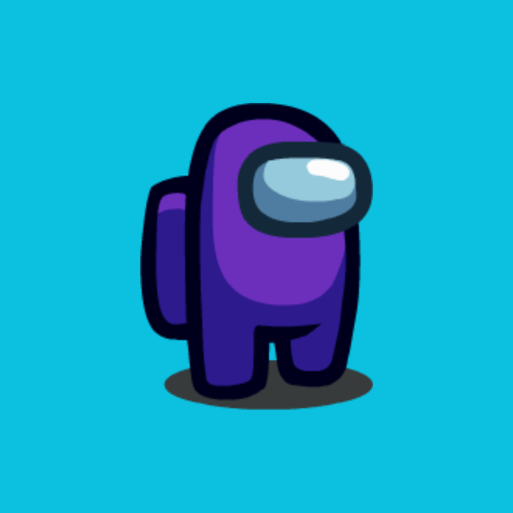 Purple Among Us character