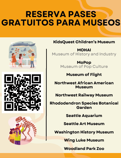King County Library-Museum Passes- Spanish