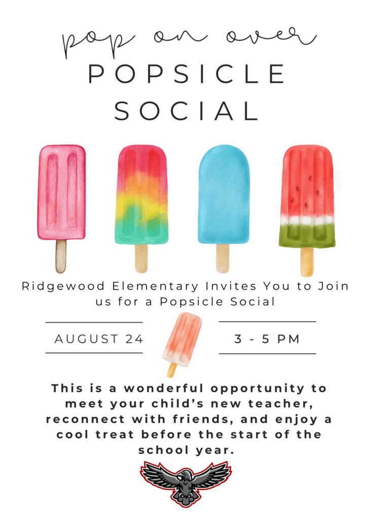 Popsicle Social Autust 24, 3-5pm