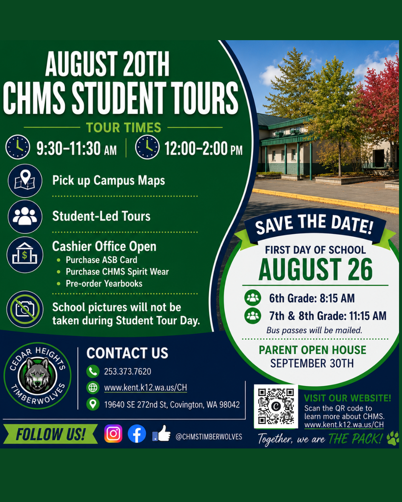 CHMS New Student Informal Tours