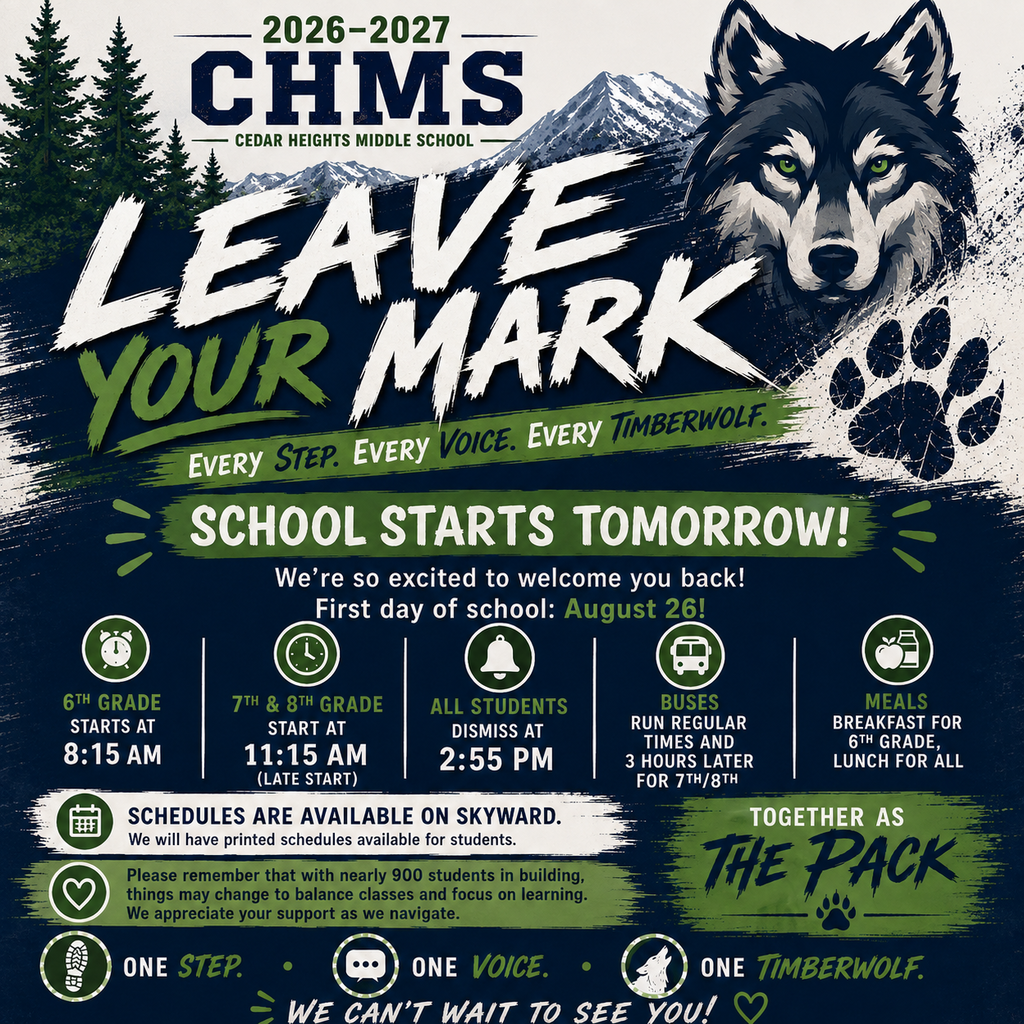 CHMS Back to School August 2026