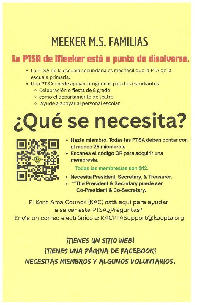 PTSA Spanish
