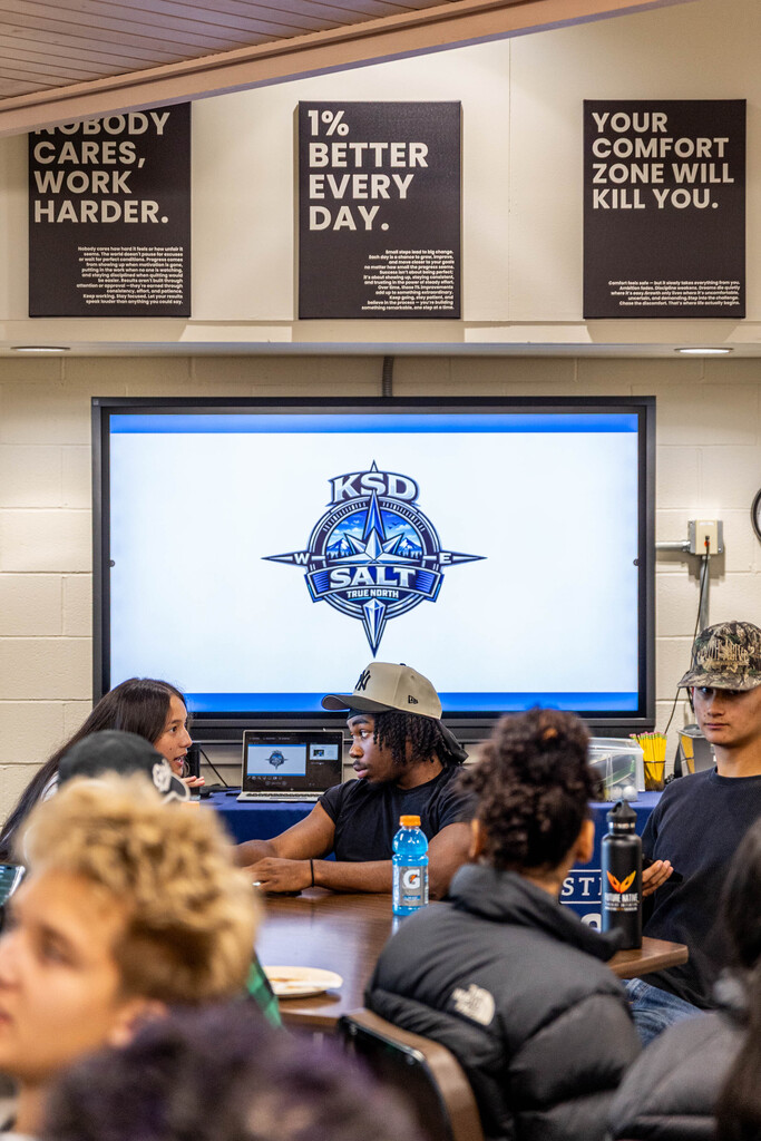 Student Athlete Leadership Team discussion