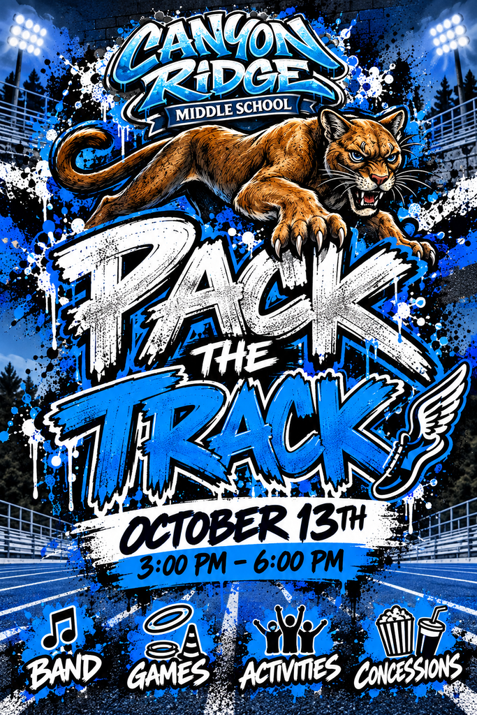 Canyon Ridge Pack the Track event October 13