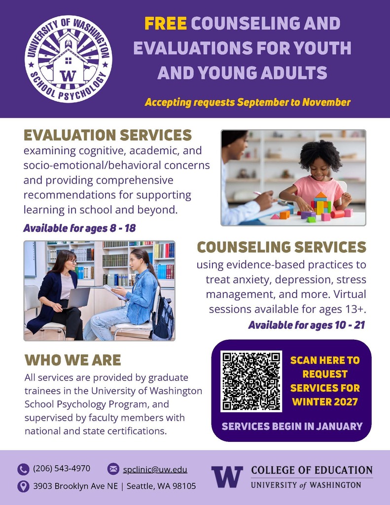 Free Counseling and Evaluations