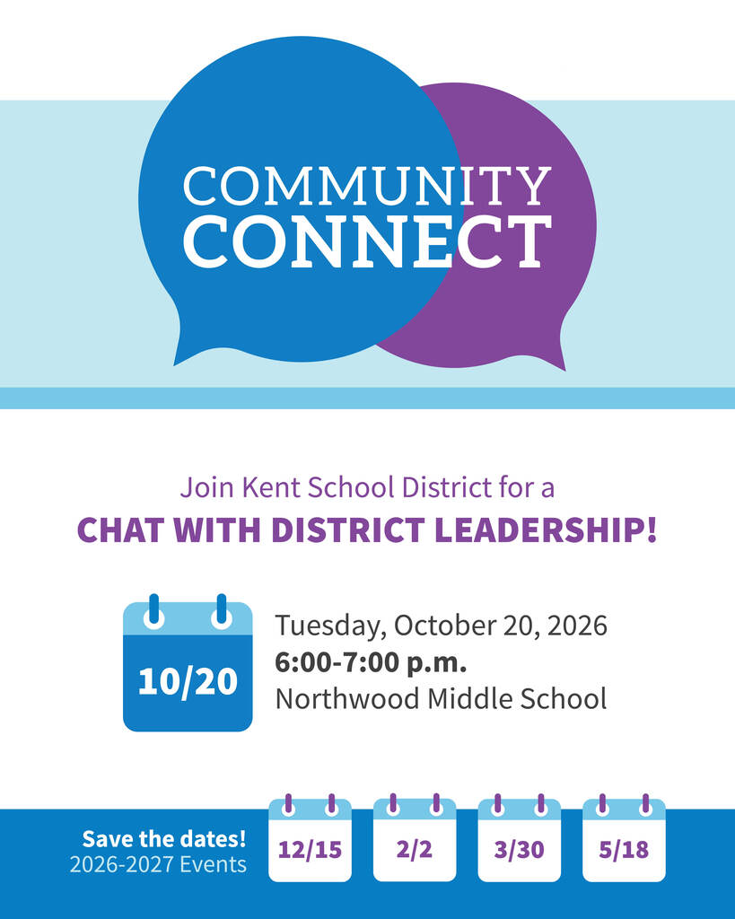 Community Connect event on October 20, 2026 at Northwood Middle School.