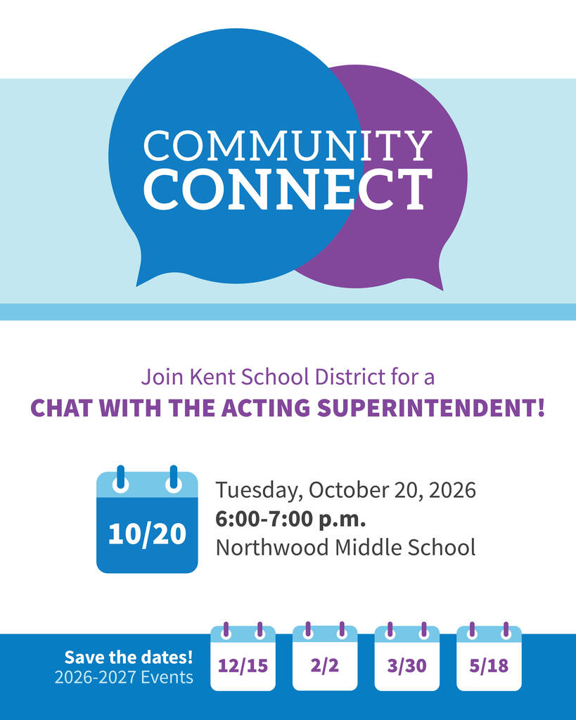 Community Connect: Chat with the Acting Superintendent at Northwood Middle School on October 20, 2026 at 6 p.m.