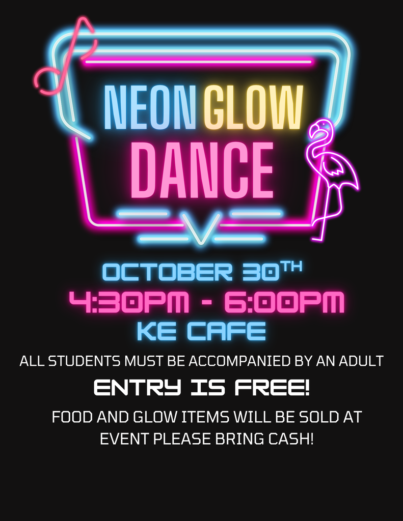 Neon Glow Dance Flyer