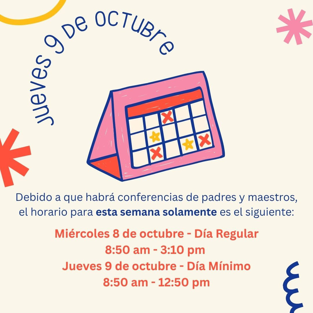 Schedule change