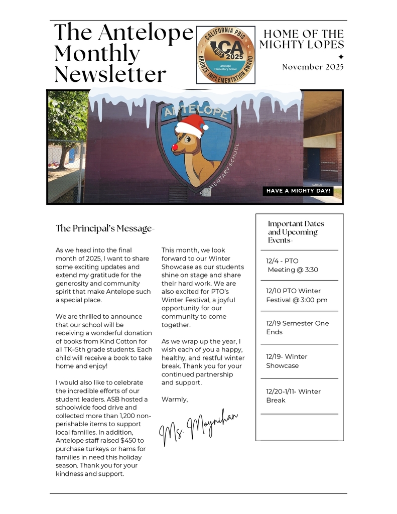 December 2025 Antelope School Newsletter_page-0001