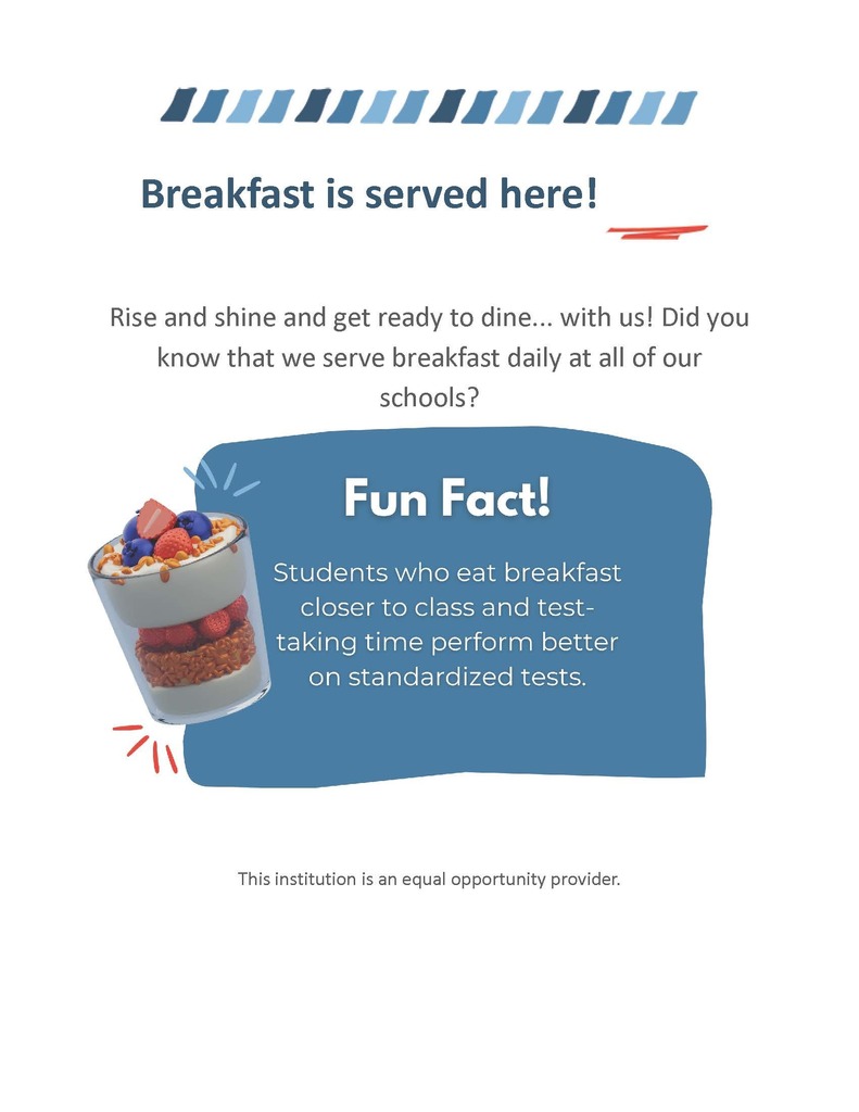 Breakfast Is Service Here Flyer in English