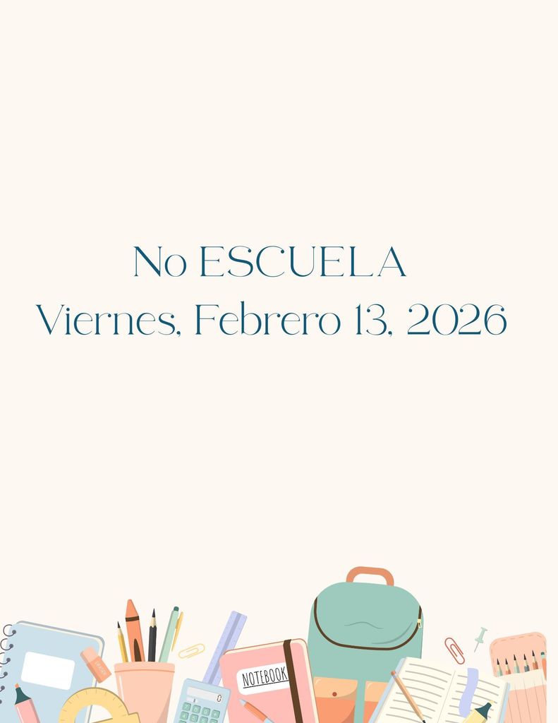 No Escuela 2026