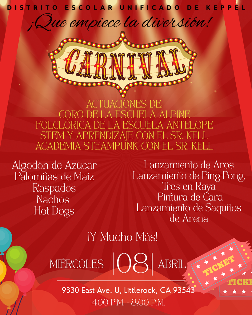 Carnaval de Distrito Keppel - Todos son bienvenidos! Evento para todos!