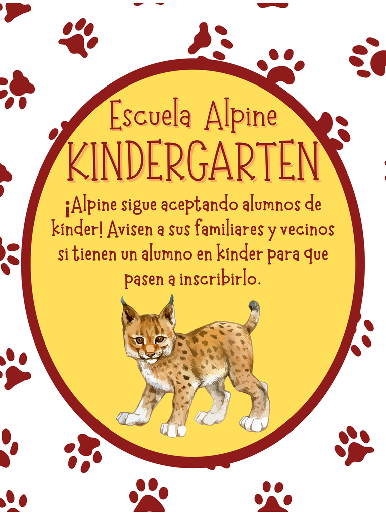Kindergarten flyer spanish