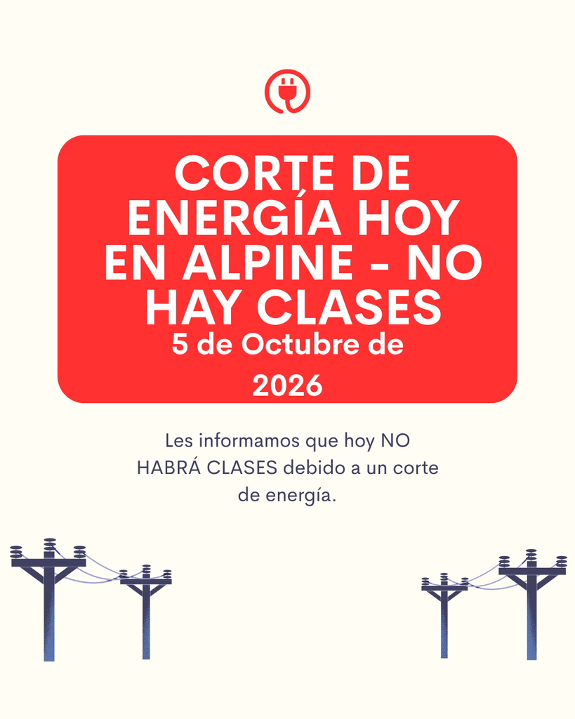 Corte de Energia Hoy en Alpine No Hay Clases 5 de Octubre de 2026