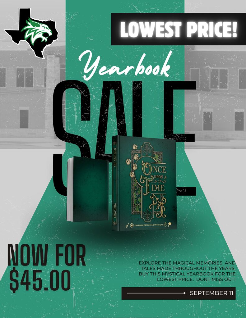 Yearbook sale 1