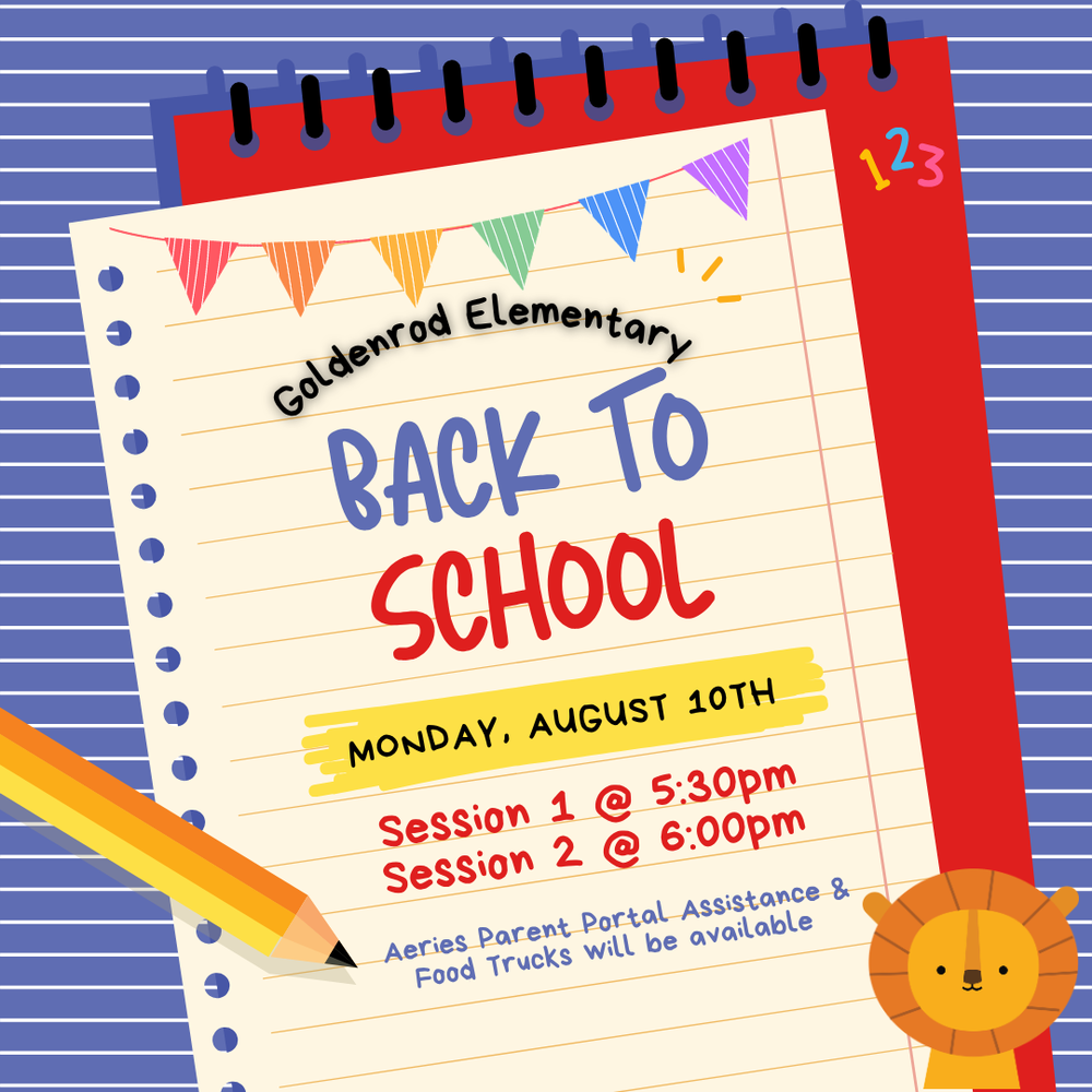 2026-2027 Back to School Night