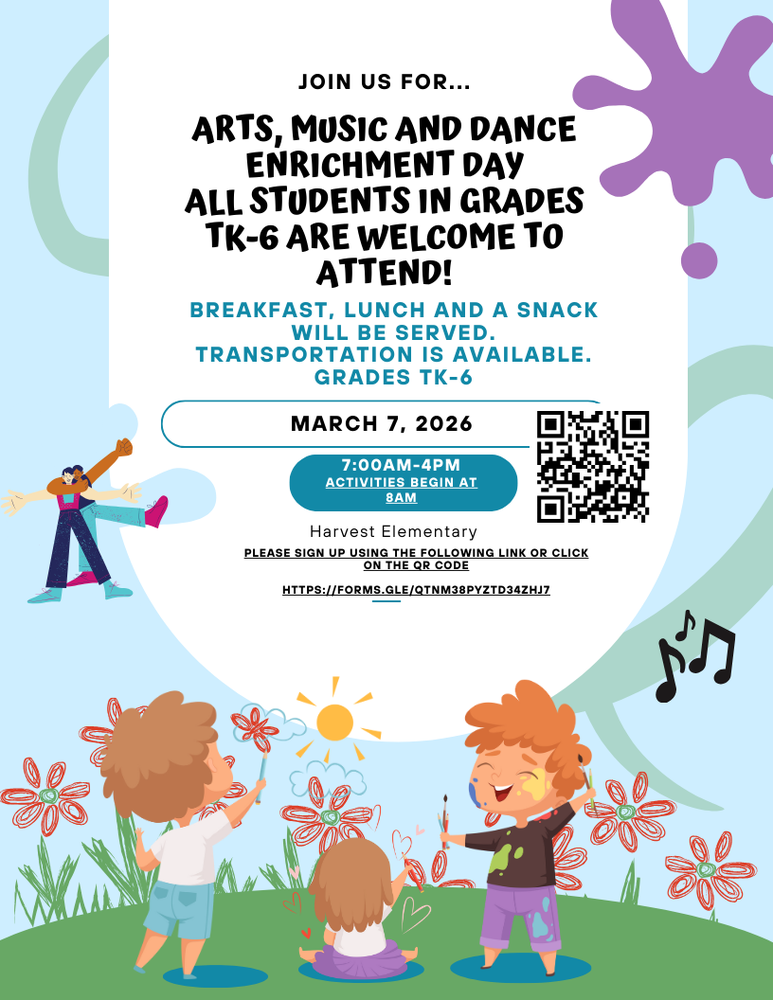 Arts, Music & Dance Day