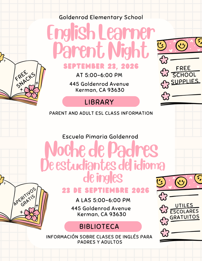 EL Parent Night 9.23