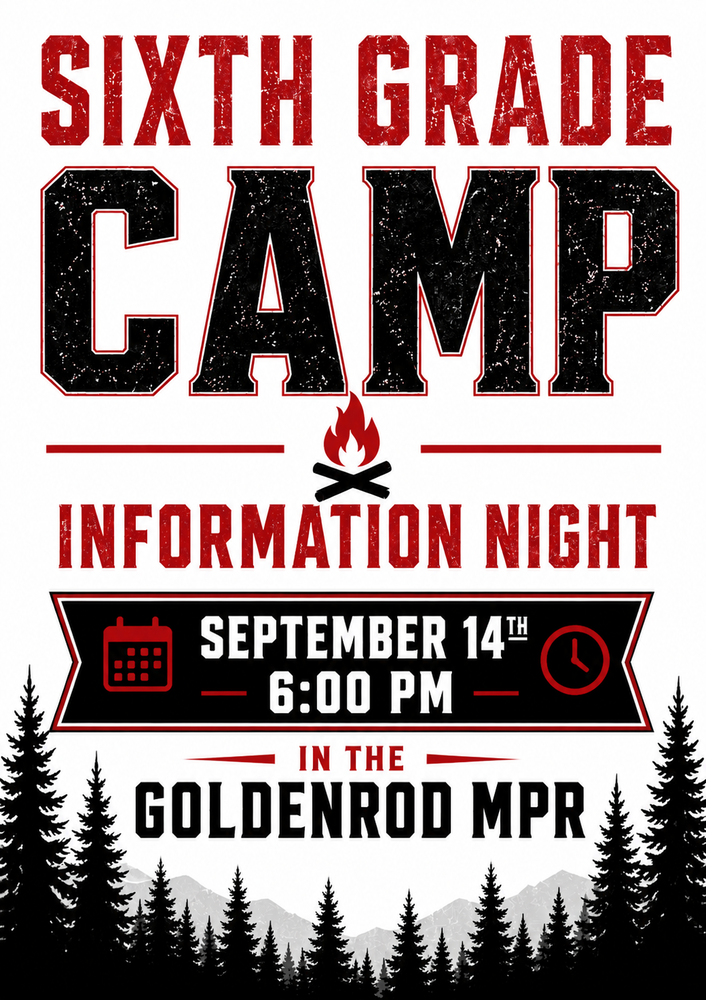 6th Grade Camp Information Night