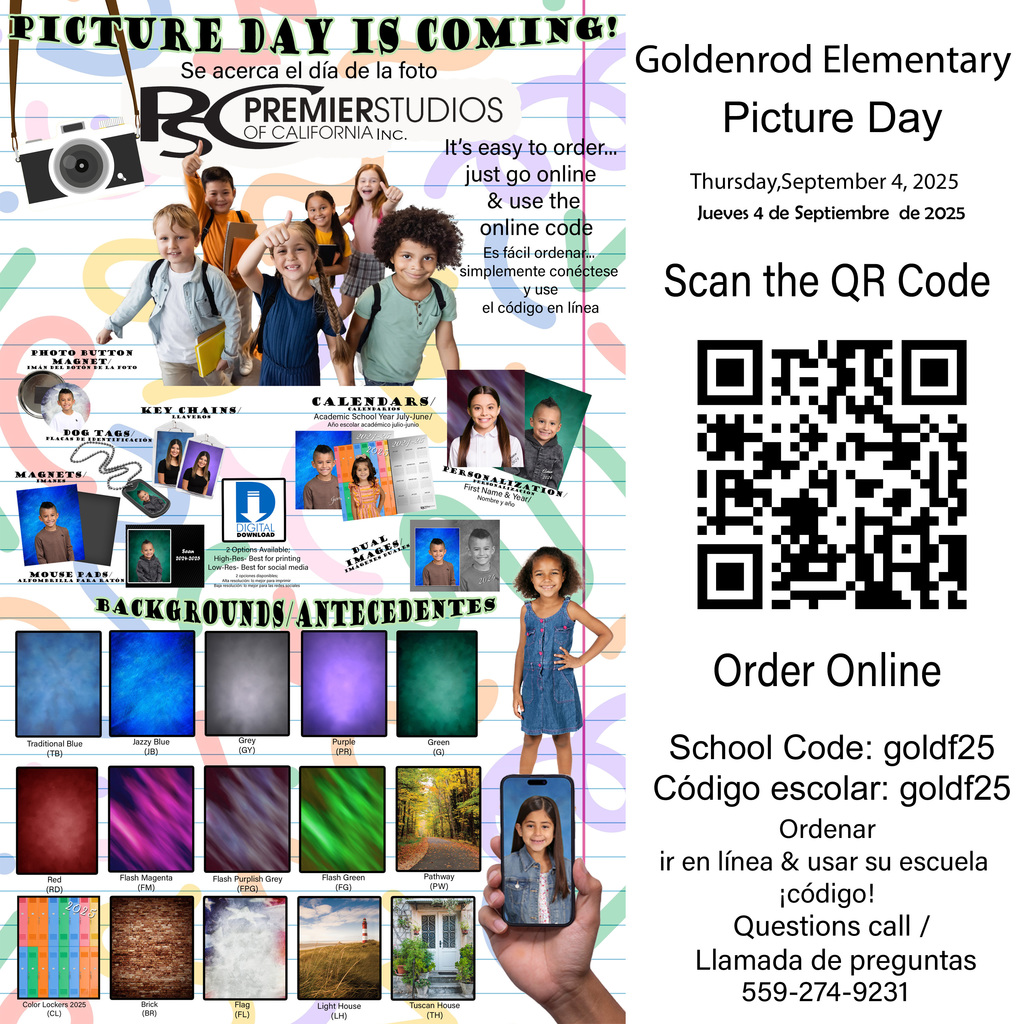 Goldenrod Elementary School Picture Day