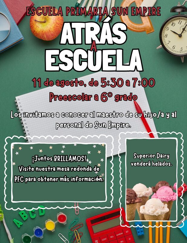 Back to School 26-27 Spanish