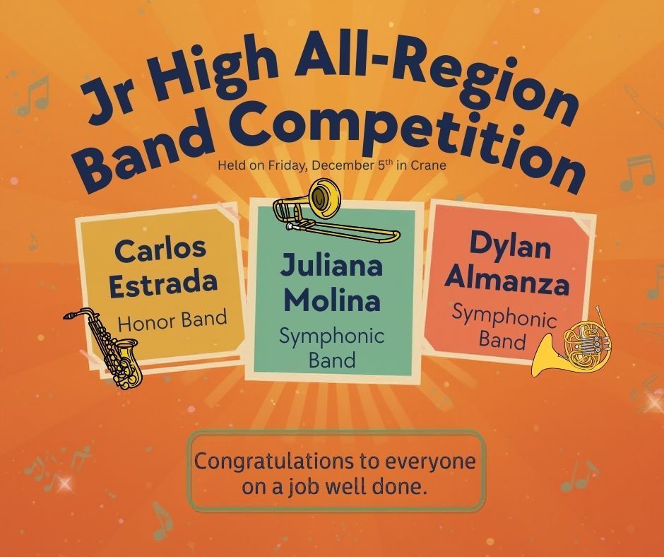 KJH All Region Band 12/5/25