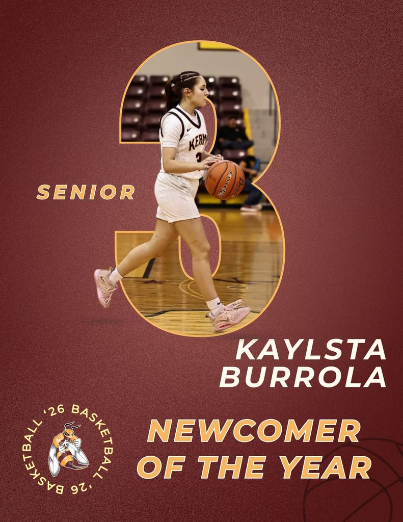 KAYLSTA BURROLA - NEWCOMER OF THE YEAR