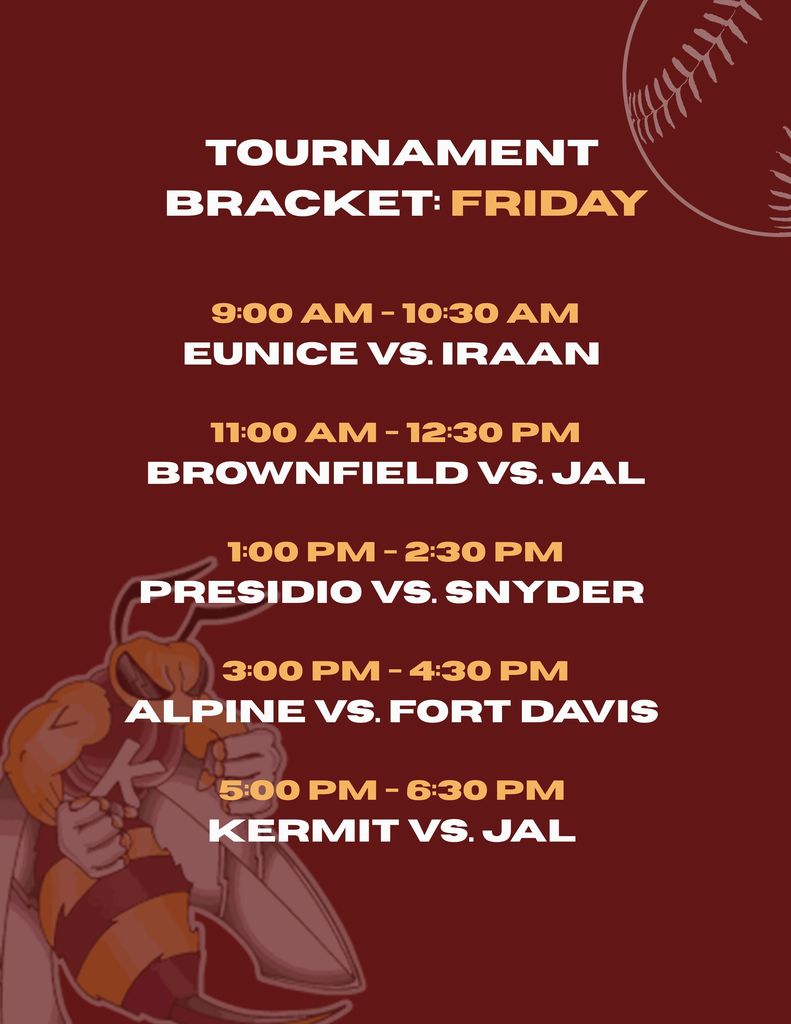 tournament times