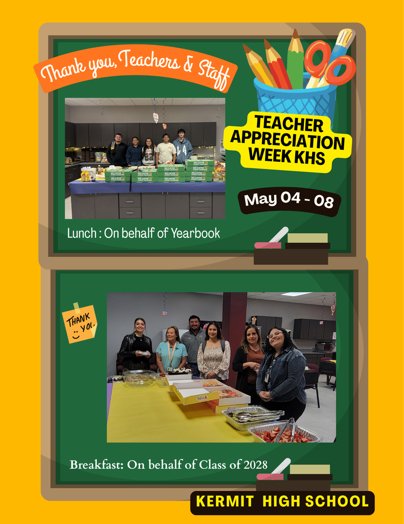 Teacher Appreciation Week @ Kermit High School
