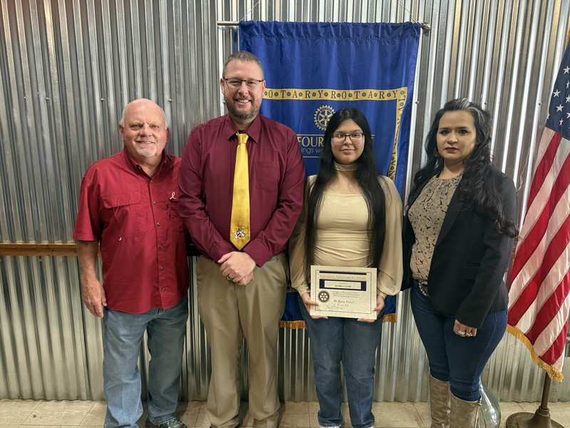KHS October 2025 Rotary Student of the Month