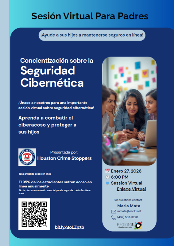 Cyber Safety Awareness-Spanish Flyer
