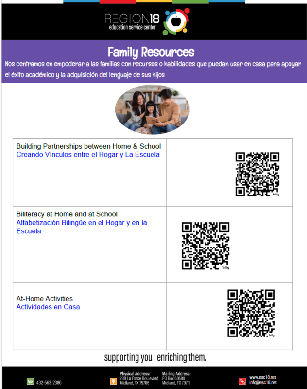 Family Resources Flyer
