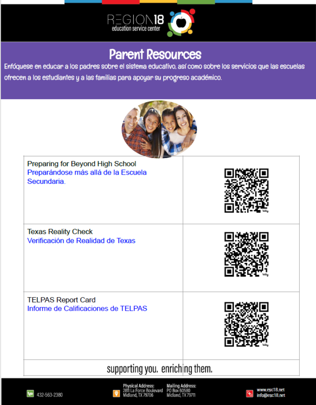 Parent Resources Flyer