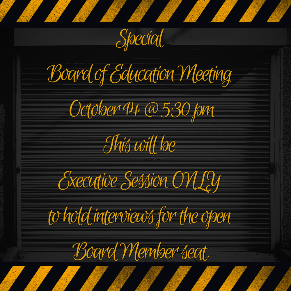 Special BOE Meeting