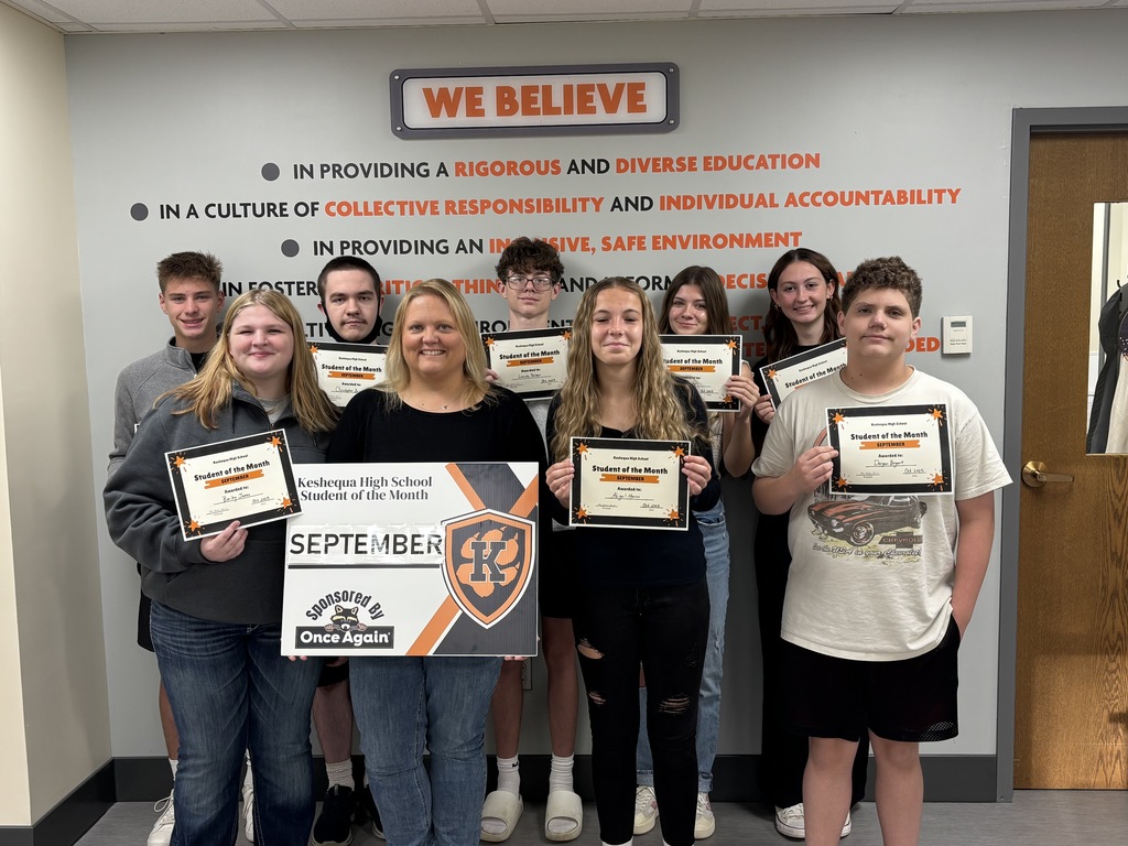 Sept. Students of the Month