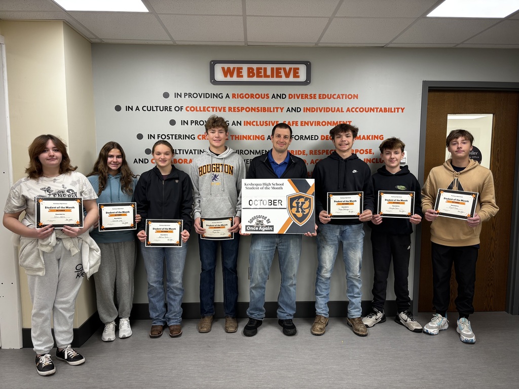 October Students of the Month
