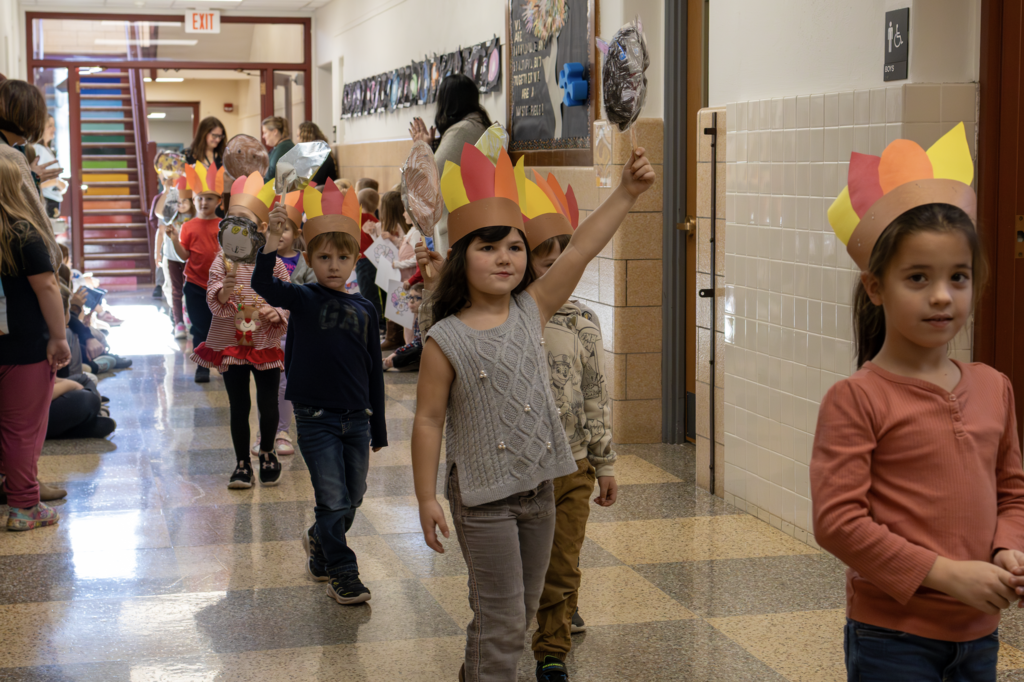 Kindergarten Thanksgiving Parade