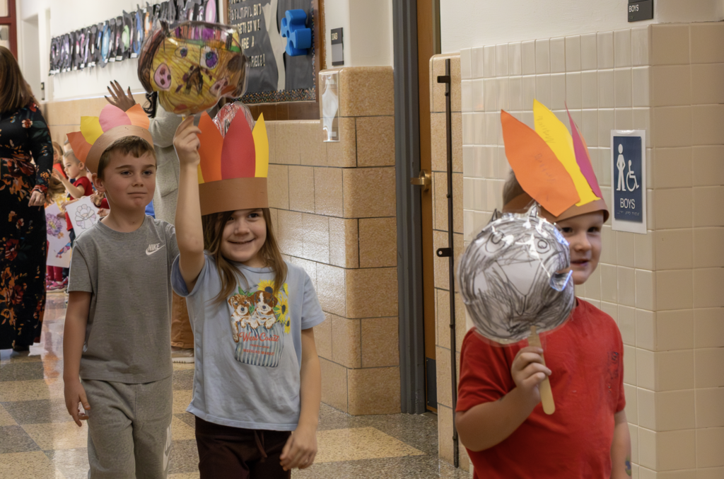 Kindergarten Thanksgiving Parade