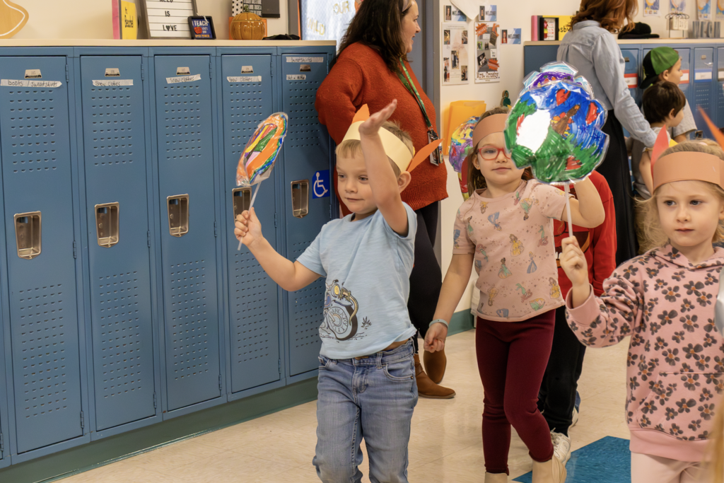 Kindergarten Thanksgiving Parade