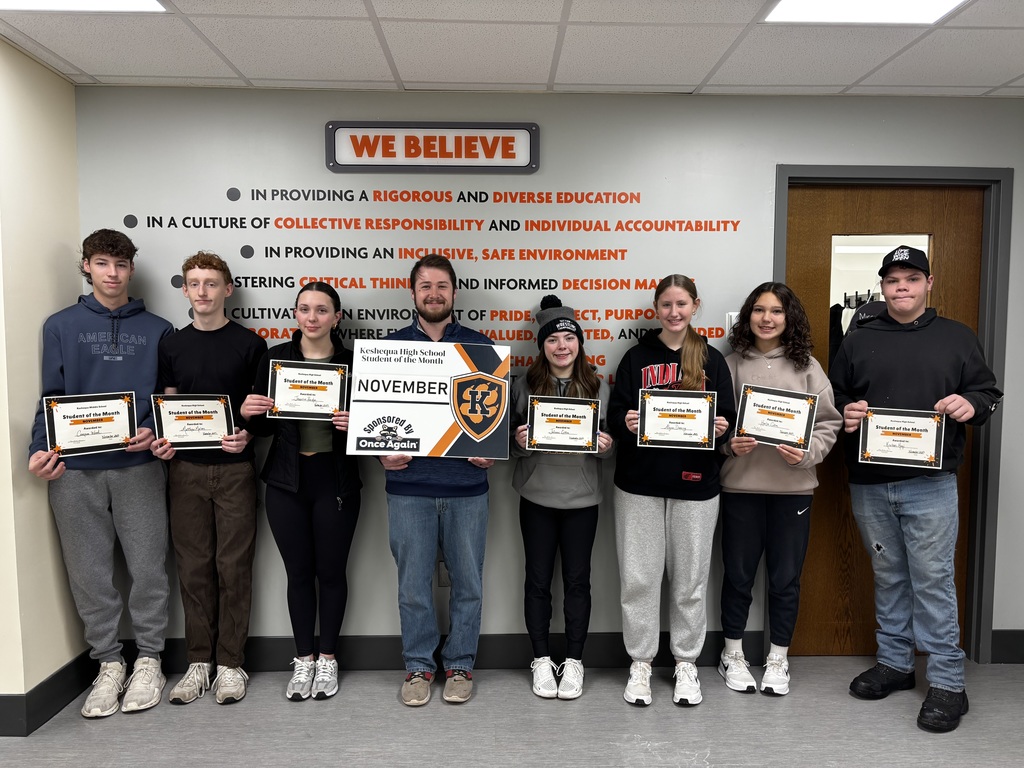 November Students of the Month