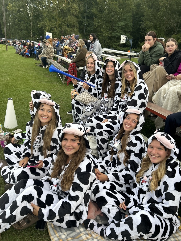 Girls Soccer Team Dressed Up