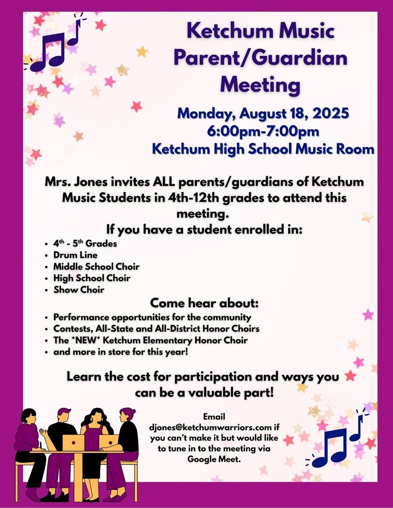 Parent Meeting for Music Information