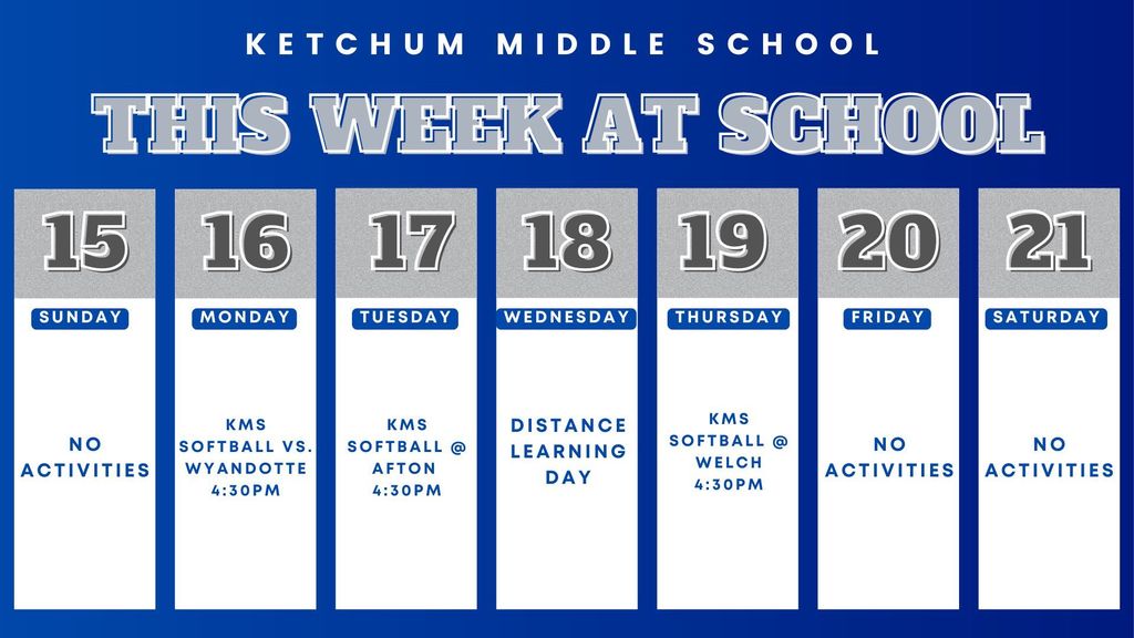 this week at KMS