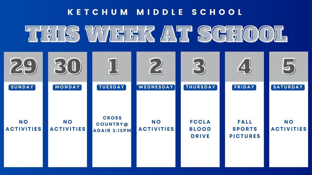this week at KMS