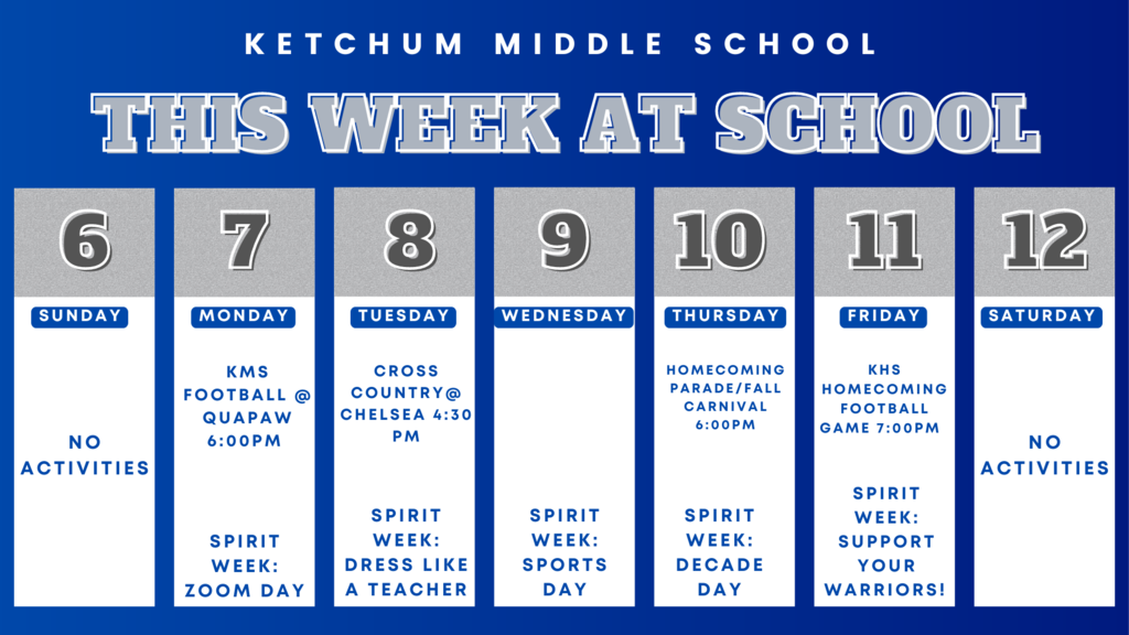 this week at KMS