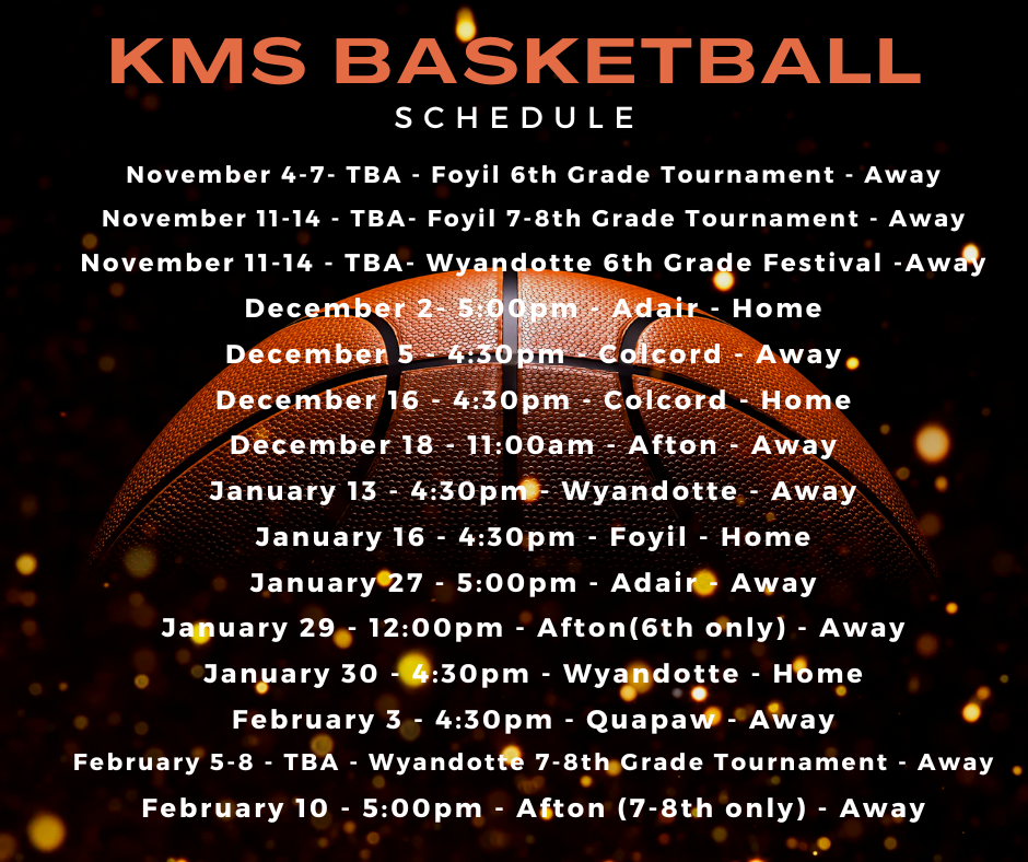 Basketball Schedule