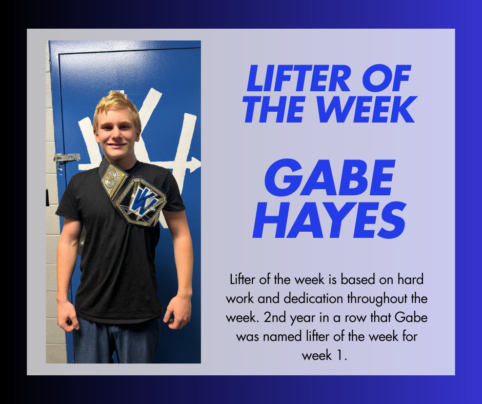 lifter of the week