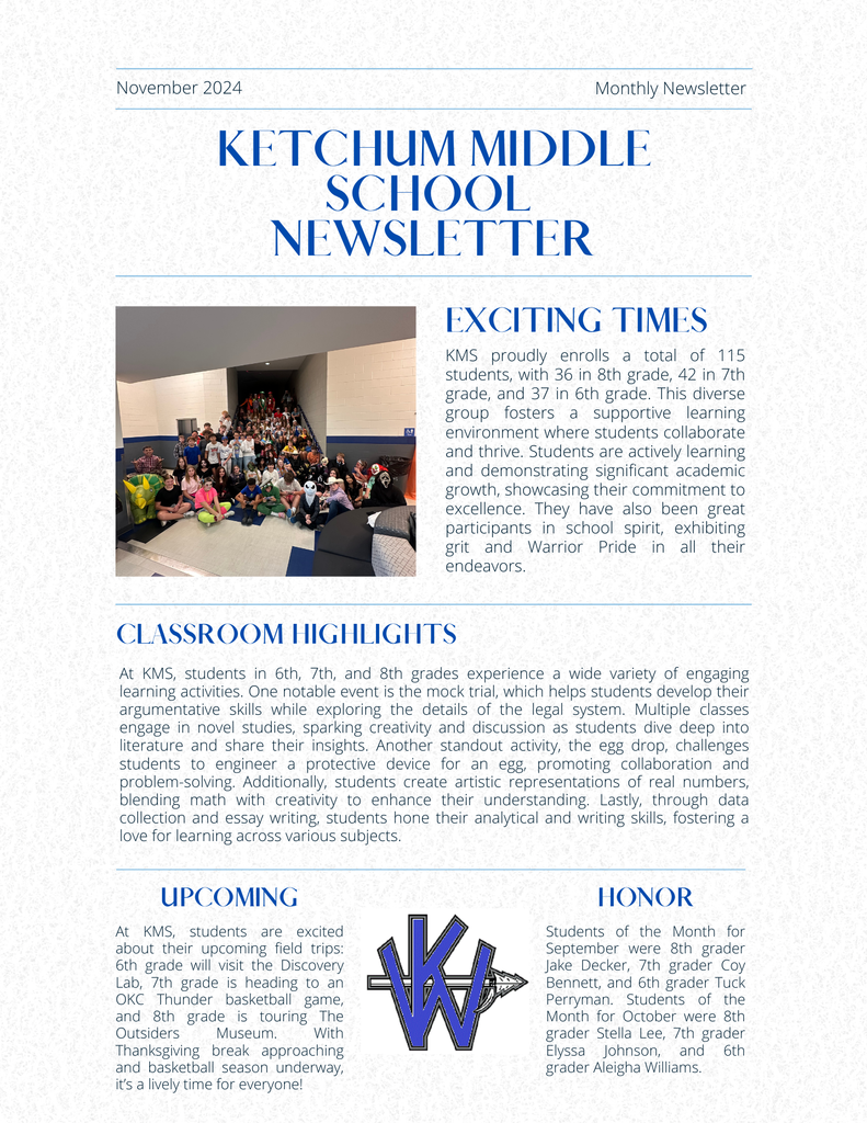 Nov. Newsletter